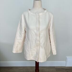 LORO PIANA Women's Cashmere Jacket Size 40 In Cream